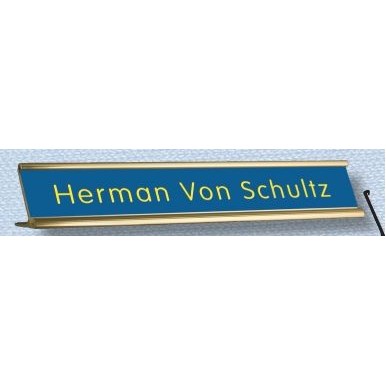 Desk Holders For Custom Engraved Signs (1"x 10")