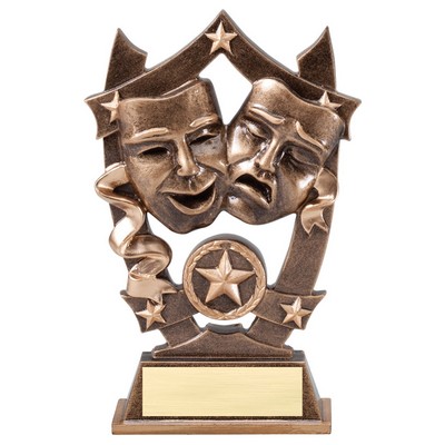 Drama Stars Resin Award - 6 1/4"