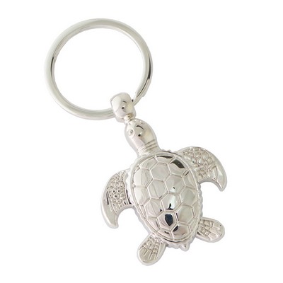 Metal Sea Turtle Keychain