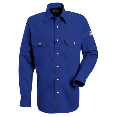 Bulwark® 7 Oz. 100% Cotton Men's Snap Front Uniform Shirt