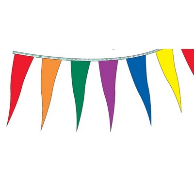 30' Heavy Duty Wind Beater Spectrum Series Pennant (6" x 18")