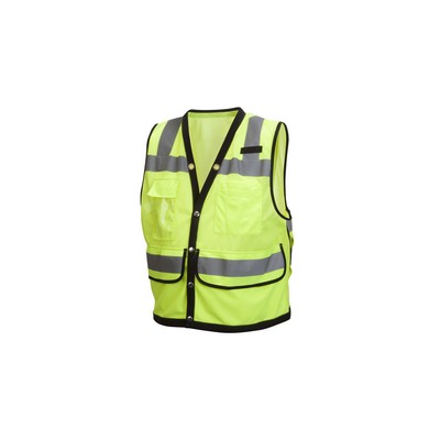 Pyramex Lumen-X Class 2 Lime Green High Visibility Vest