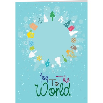 Logo in Circle Greeting Card