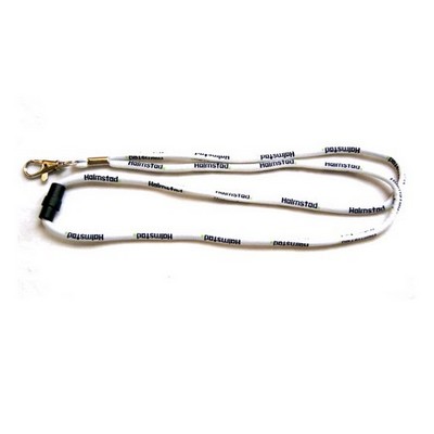 Nylon Round Cord Lanyard w/Lobster Claw Attachment