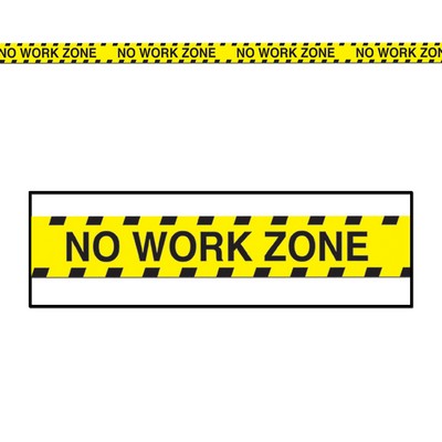 No Work Zone Party Tape