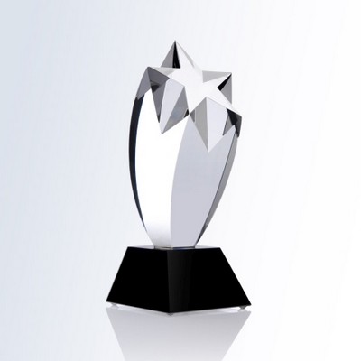 Rising Star Award - Black Square Base