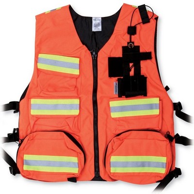 Orange First Aid Safety Vest