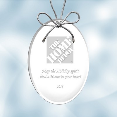 Acrylic Oval Ornament