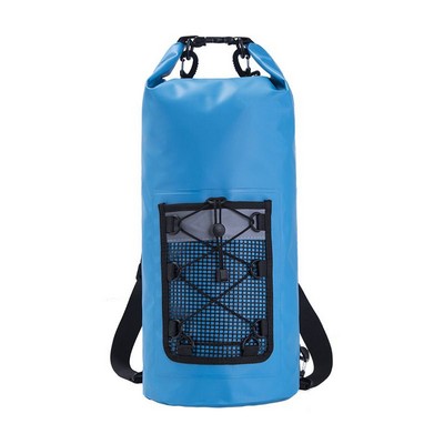 20L Foldable Waterproof Dry Bag w/Reflective Strip