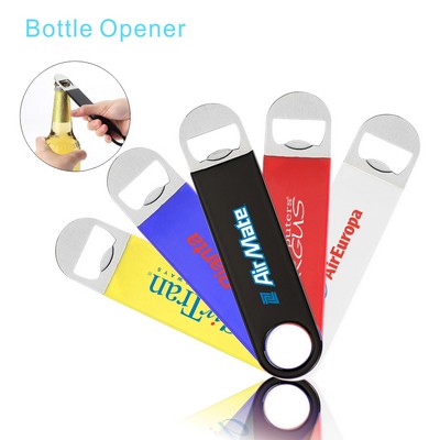 Vinyl Wrapped Paddle Bottle Opener