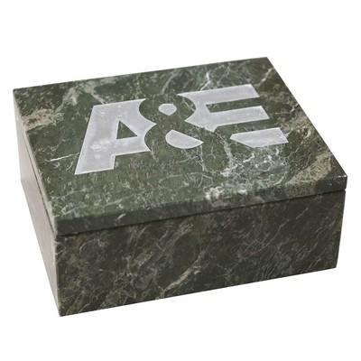 Jade Leaf Rectangular Box with Removable Lid