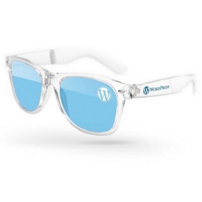 Clear Foldable Retro Sunglasses