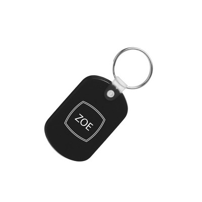 Soft Plastic Key Tag (1 Color Imprint)