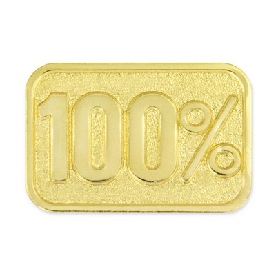 100% Lapel Pin Magnetic Back