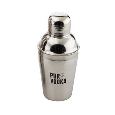 8 Oz. Stainless Steel Three-Piece Shaker