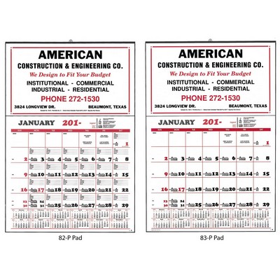 Contractor's Apron Calendar w/ 2 Pad Choices (After 5/1)