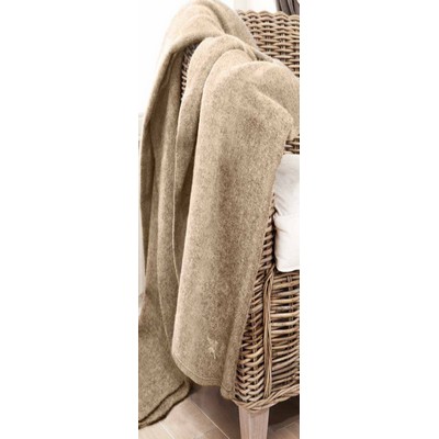 Desert Tan 100% Polyester Queen Fleece Blanket