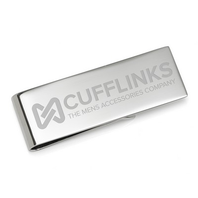 Stainless Steel Engravable Money Clip