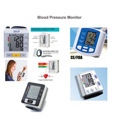 Kidder iBank® Wrist Blood Pressure Monitor, Pulse/ Heart Rate Monitor