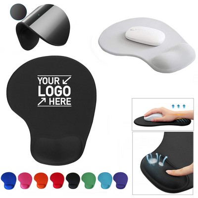 Mouse Pad With Wrist Support Rest