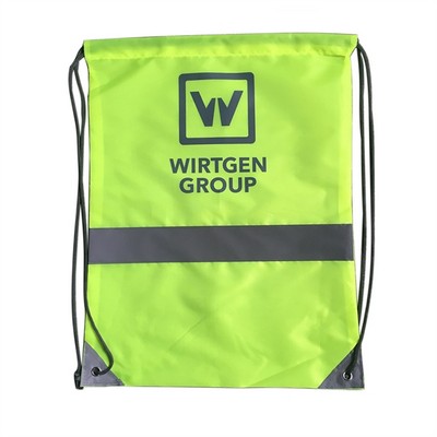 Extra Large Safety Reflective Drawstring Bag