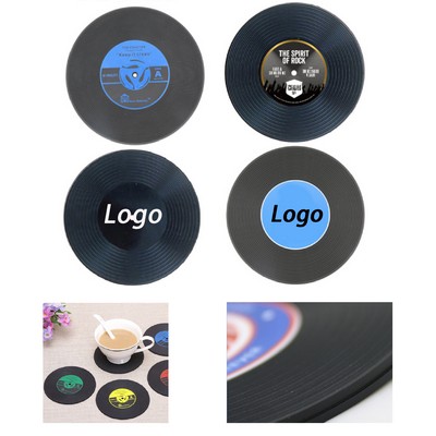 PVC Vinyl Record Coasters Cup Mat