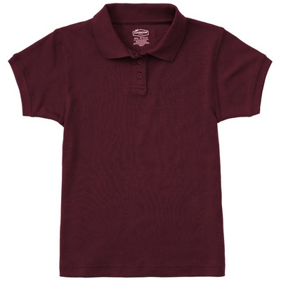 Classroom Uniforms - Girls' Short Sleeve Fitted Interlock Polo