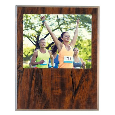 Cherry Finish Routed Plaque with 10" x 8" Plexiglass Window