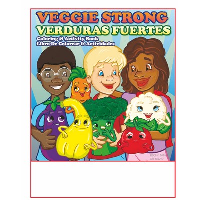 Veggie Strong Imprintable Coloring and Activity Book