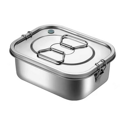 Double Layer Stainless Steel Bento Lunch Box Food Storage Container