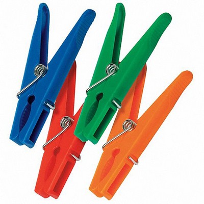 Plastic Colored Spring Clothespin