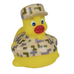 Temperature Army Rubber Duck