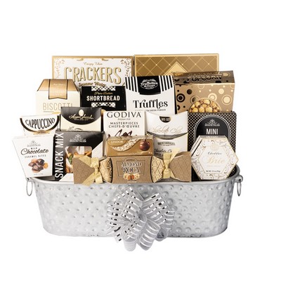 Silver Lining Gourmet Snack Basket