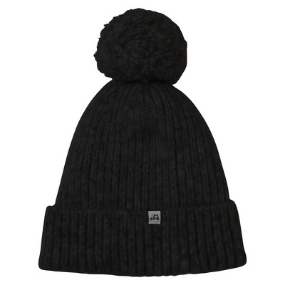 J AMERICA Swap-a-Pom Knit Hat