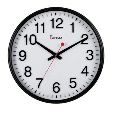 Impecca 18-inch Railway Style Wall Clock