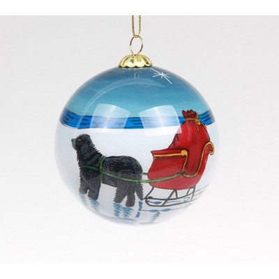 Christmas Glass Hand Painted Ornament