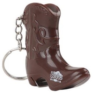 Cowboy Boot Bottle Opener Keychain