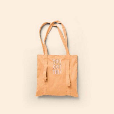 Main Squeeze Canvas/Denim Yoga Tote