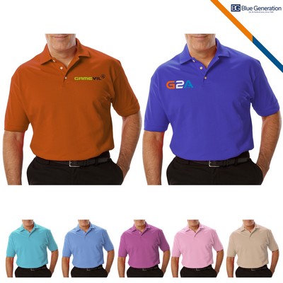 Blue Generation® 6.7Oz. Cotton/Polyester Polo Shirts