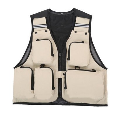 Unisex Multi-pockets Fishing Vest