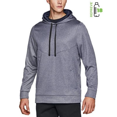 Men's rPET Performance Fleece Pullover Hoodie w/ Pocket & Wrinkle Free