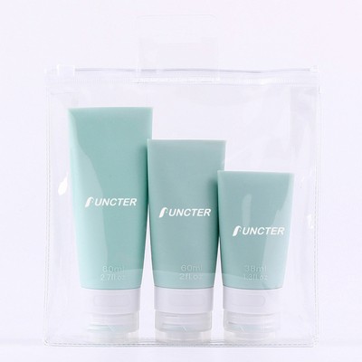 Travel Refillable Toiletry Bottles Set, Tsa Approved Travel Size Leak Proof Containers (3 Pcs Set)