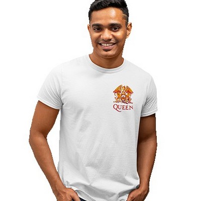 White Gildan® T-Shirt With DTG Print (Up To 5"x5") High Volume