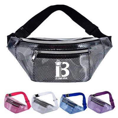 Grids Waterproof Fanny Pack