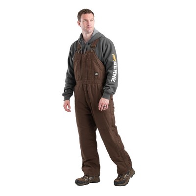 Berne Apparel Men's Heartland Insulated Washed Duck Bib Overall