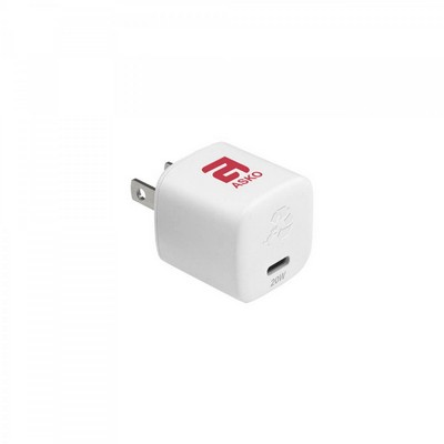 Nimble Wally Subnano 20W USB-C Wall Charger - White