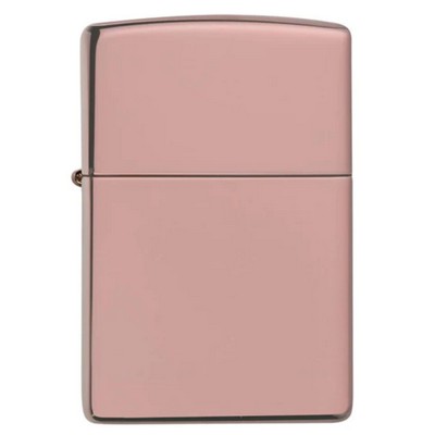 Genuine Zippo windproof lighter - High Polish Rose Gold