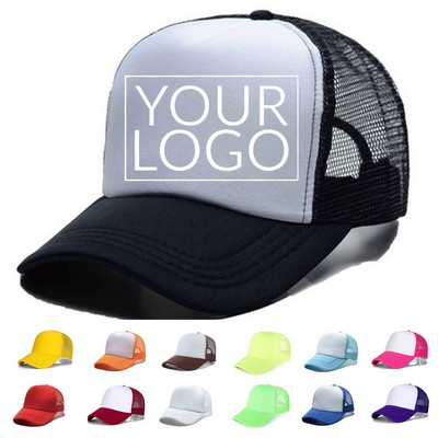 Sublimation Unisex Blank Trucker Mesh Cap