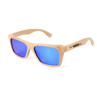 Polarized Lenses Bamboo Wood Sunglasses