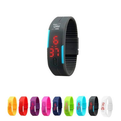 Digital LED Fitness Watch